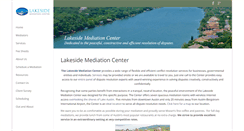 Desktop Screenshot of lakesidemediation.com