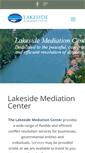 Mobile Screenshot of lakesidemediation.com